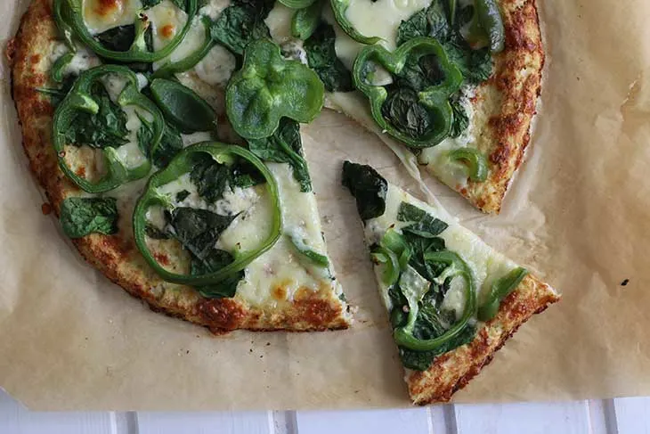 Keto Pizza with Cauliflower Crust Recipe