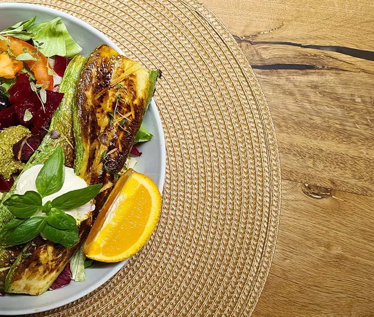 Grilled Zucchini and Beetroot Salad recipe