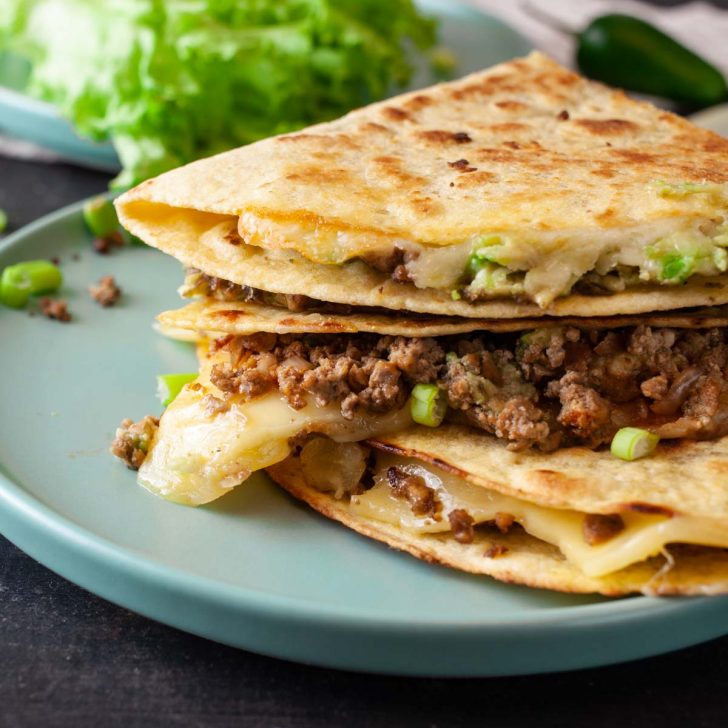 Ground Soy Quesadillas Vegan