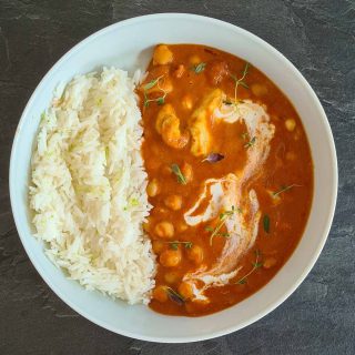 Chana Butter Paneer with Basmati Rice