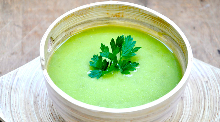 Supa crema de mazare verde