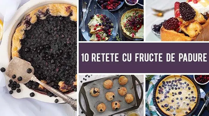 10 Retete cu fructe de padure care te vor uimi