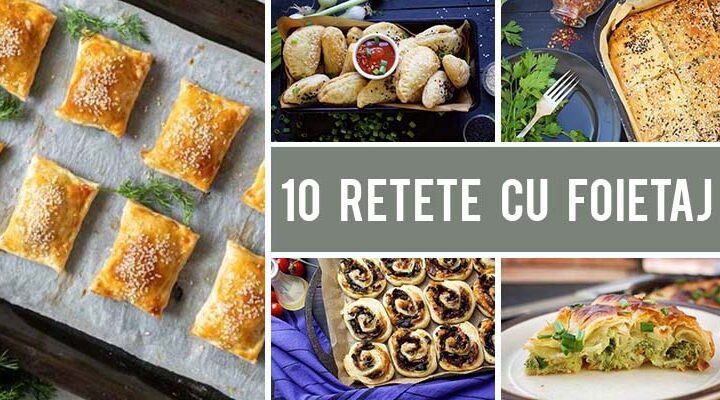 10+ Retete vegane cu foietaj - dulci si sarate