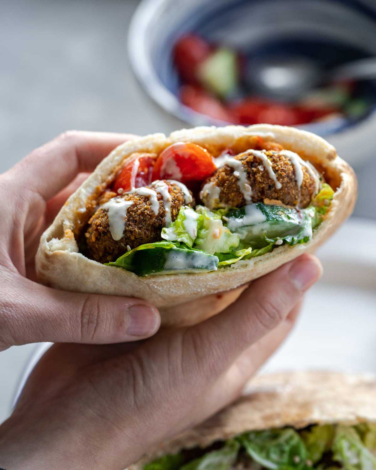 Falafel Pita Sandwich