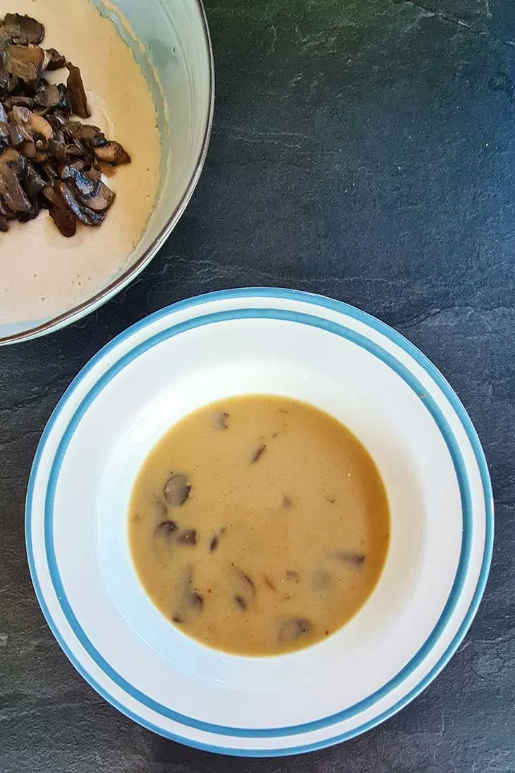 vegan Asian mushroom soup