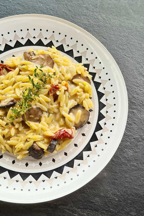 Creamy Truffle Orzo