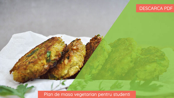 Plan de masa vegetarian pentru studenti