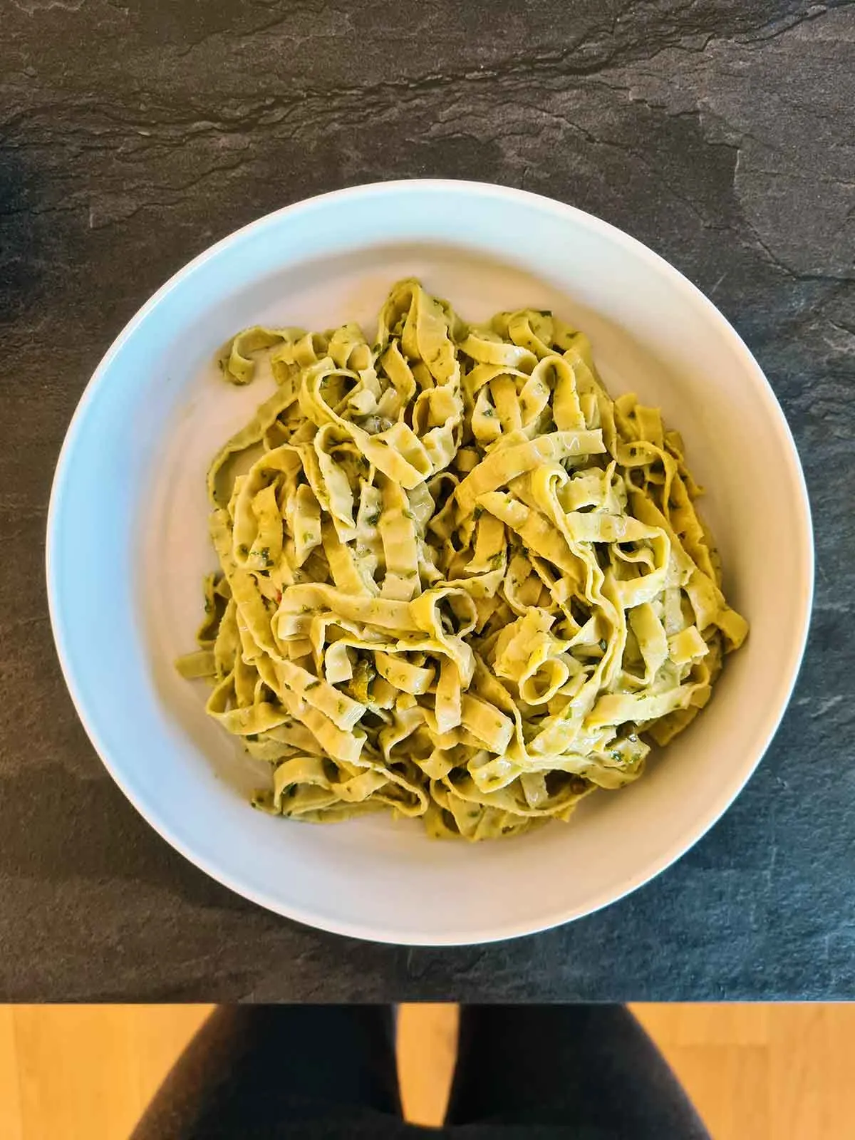 pesto tagliatelle