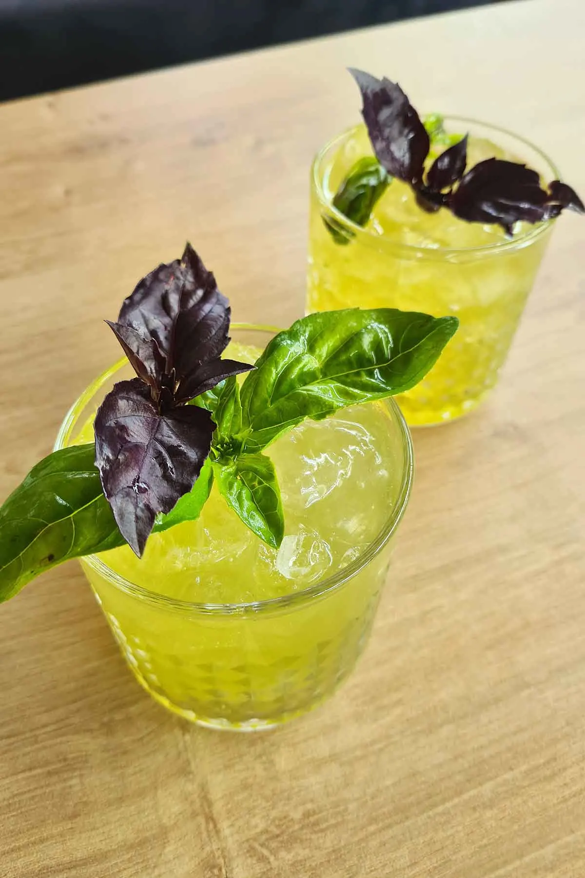 Basil Moscow Mule Cocktail Gourmandelle