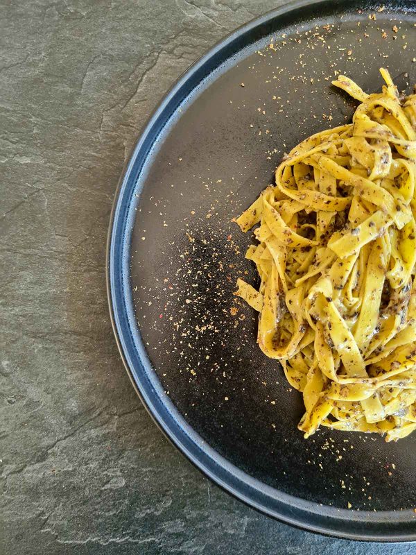 Truffle Pasta with Homemade Truffle Salsa