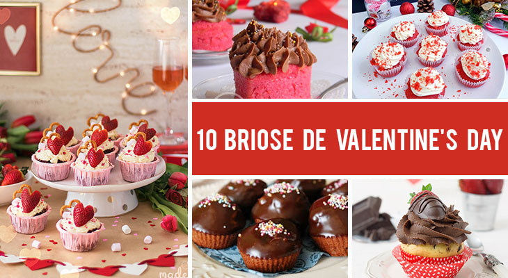 10 Retete de briose si cupcakes pentru Ziua Indragostitilor