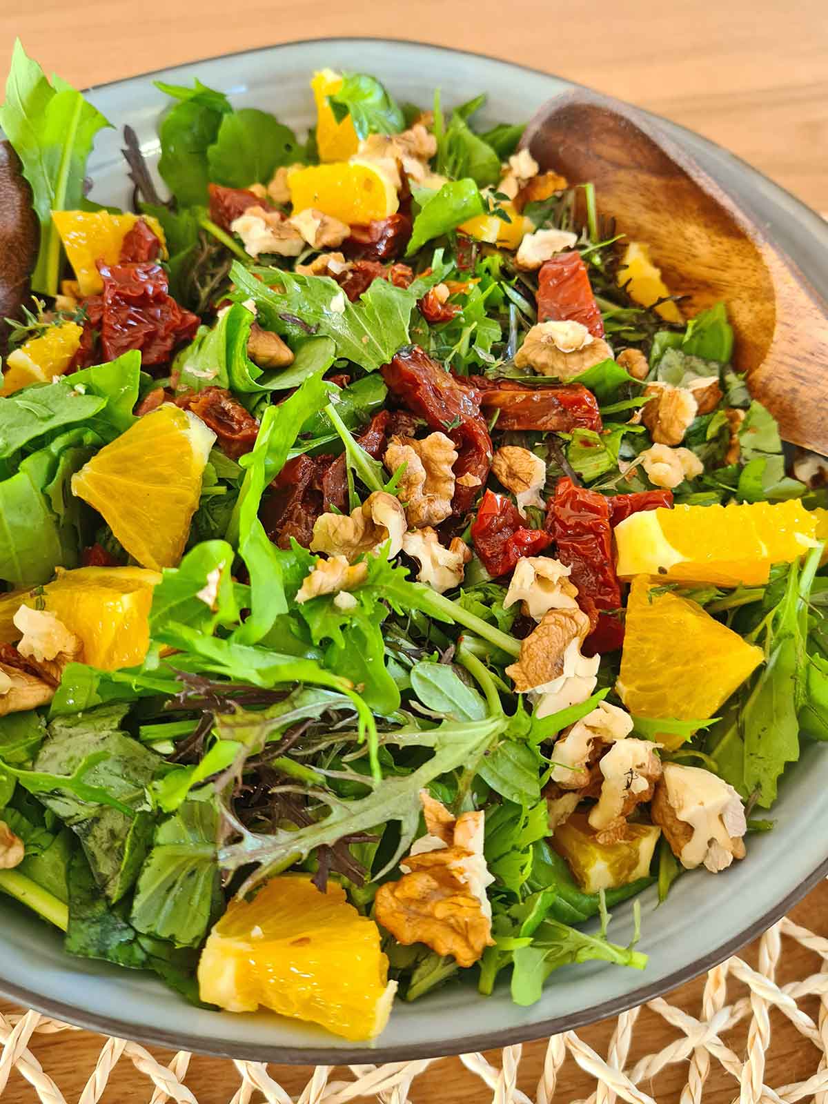 vitamin salad with citrus dressing recipe