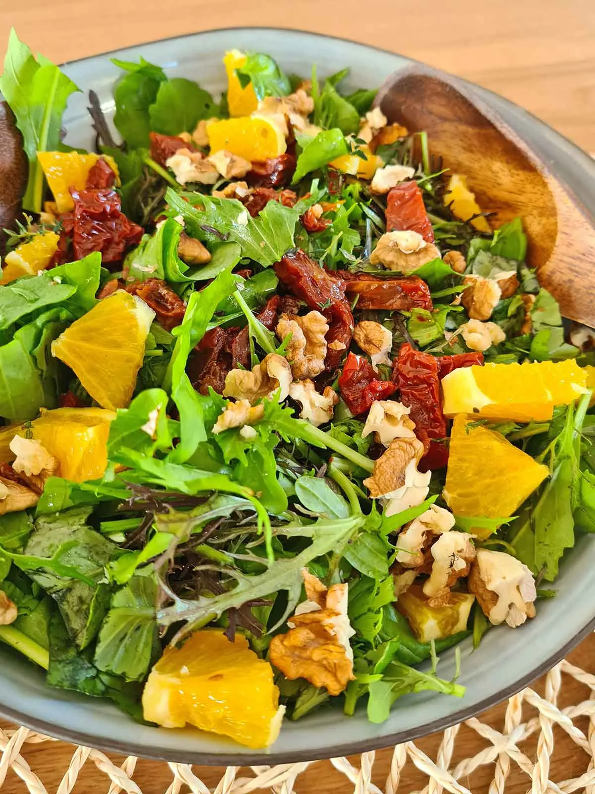 All Green Salad with Citrus Vinaigrette Recipe