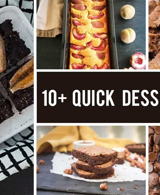 10+ Quick Dessert Recipes for When You Crave Something Sweet