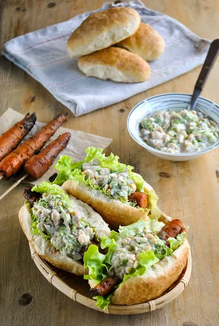 Smoky Barbecue Carrot Hot Dogs