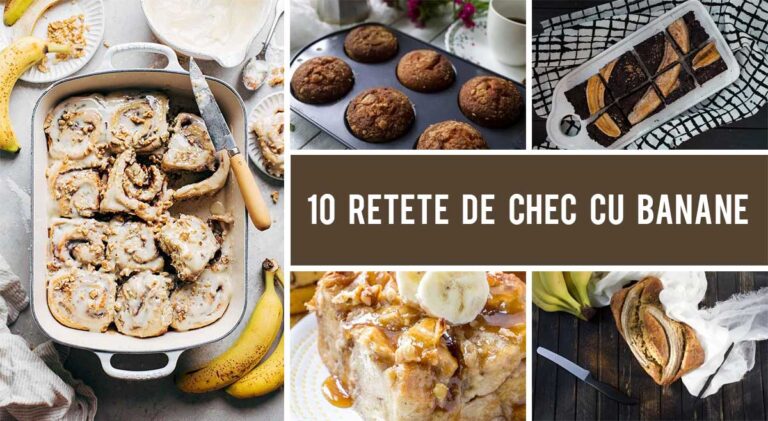 10 Retete sanatoase chec cu banane