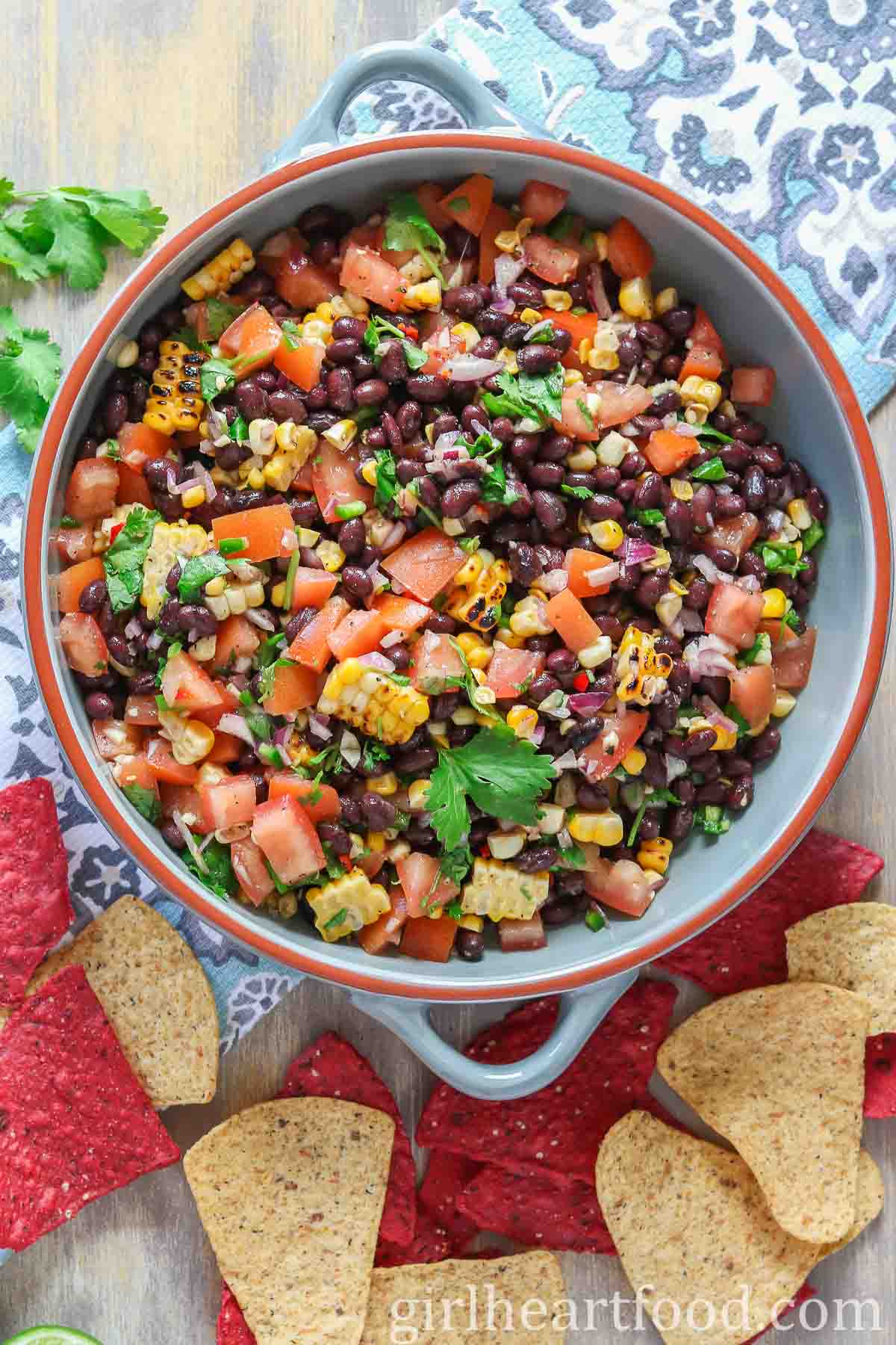 Chunky Black Bean Corn Salsa
