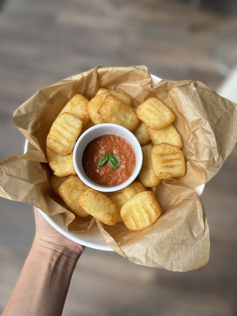 Deep fried gnocchi