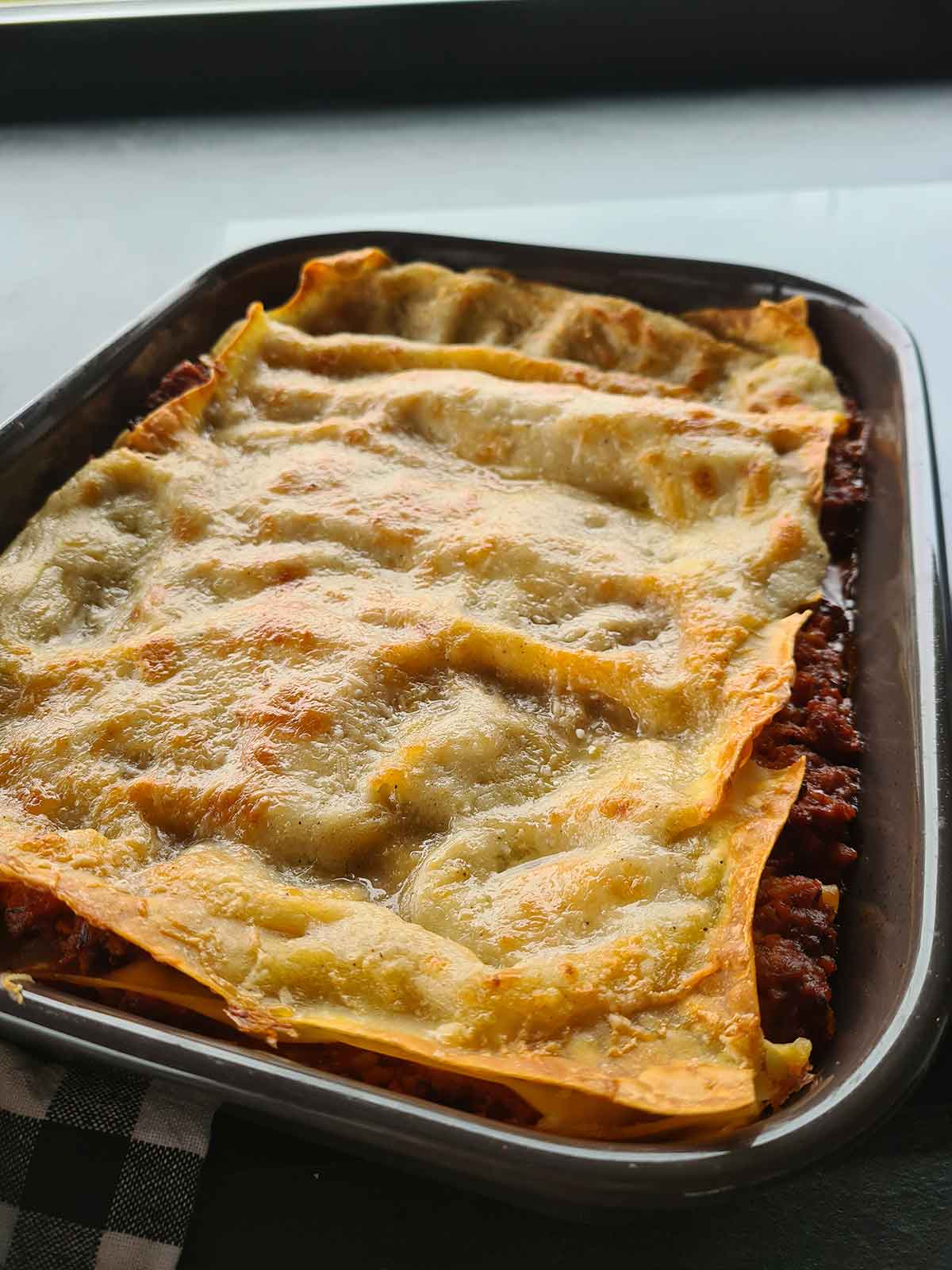 High-Protein Vegetarian Lasagna recipe lasagna proteica vegetariana