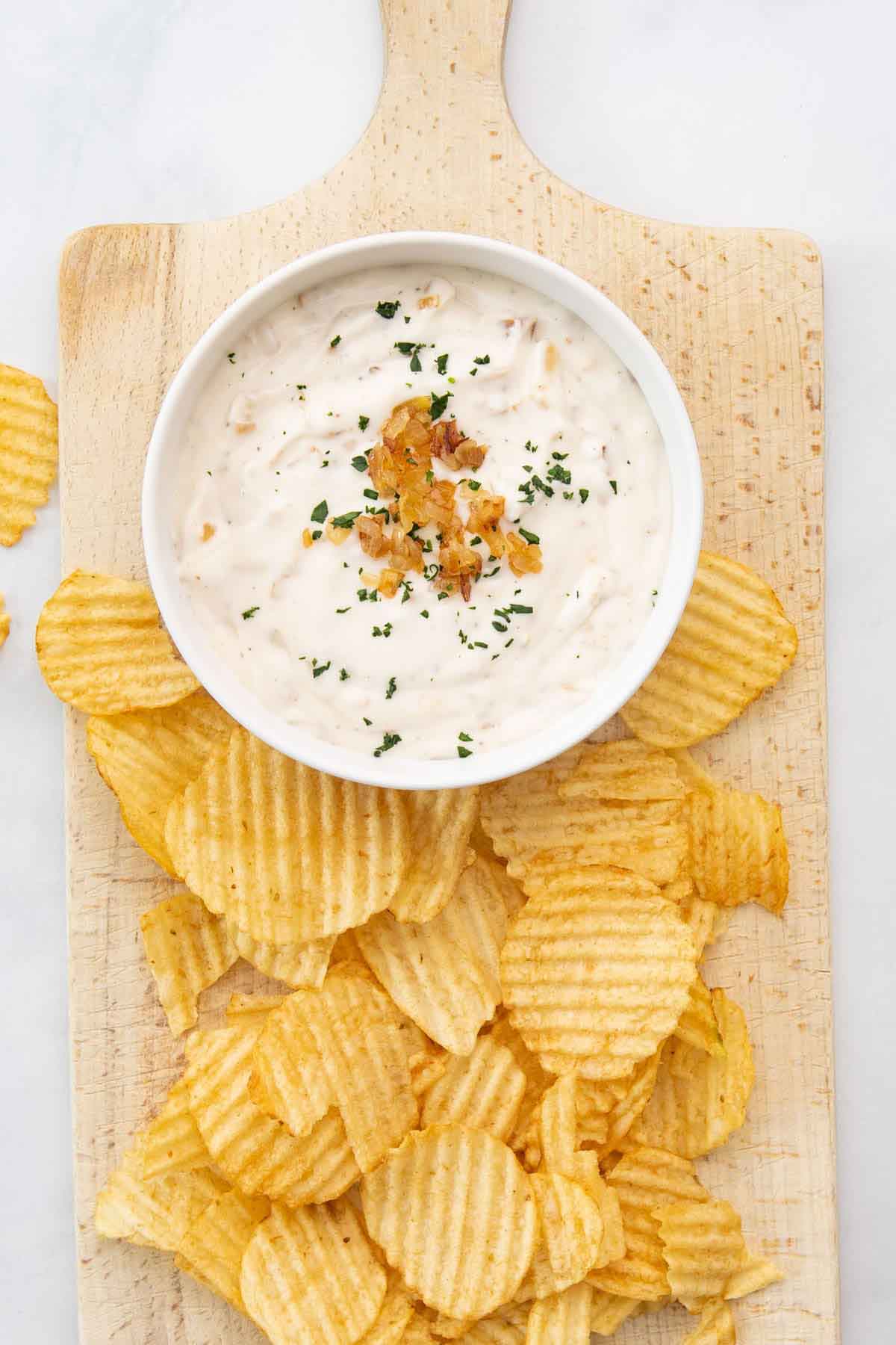 Homemade French Onion Dip Vegan