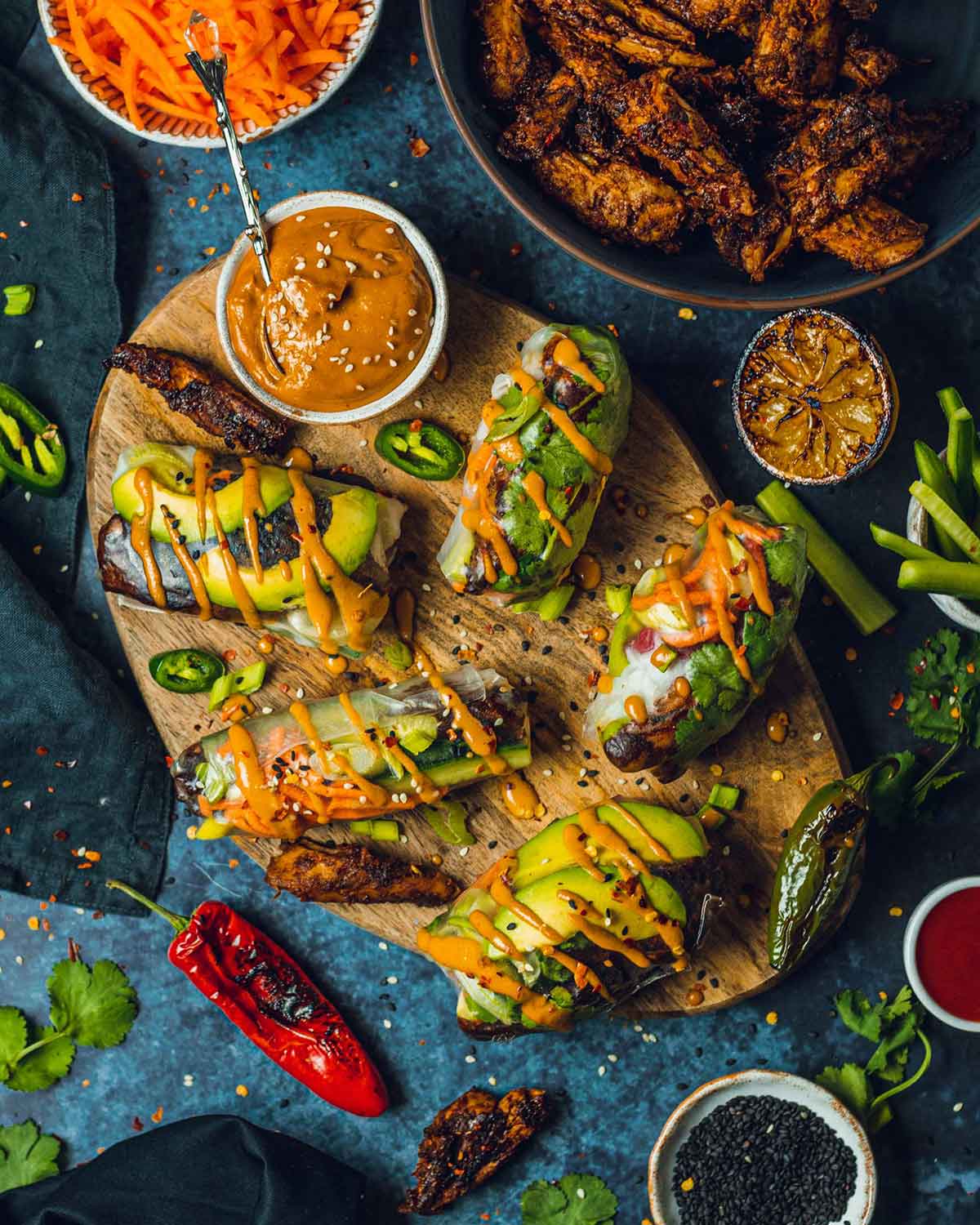 Simple Vegan Summer Rolls