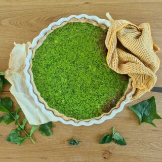 Spring Ricotta Tart with Edible Weeds recipe Tarta sarata cu ricotta si buruieni comestibile din gradina