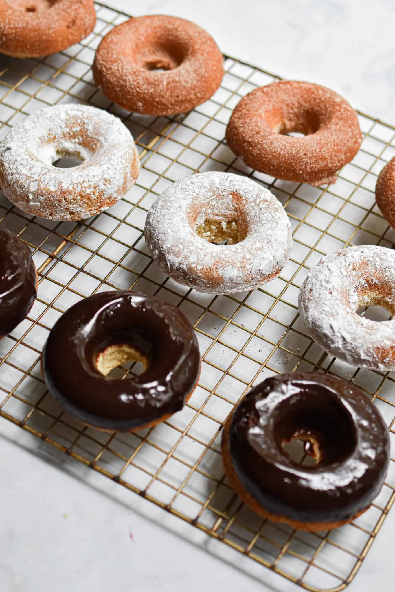 Baked Donuts with Sourdough