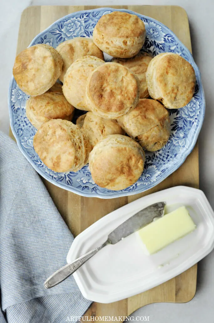 Overnight Sourdough Biscuits