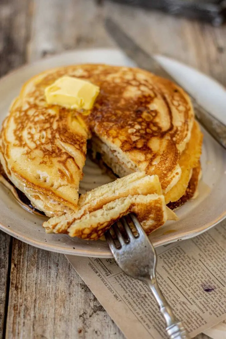 Overnight Sourdough Pancakes