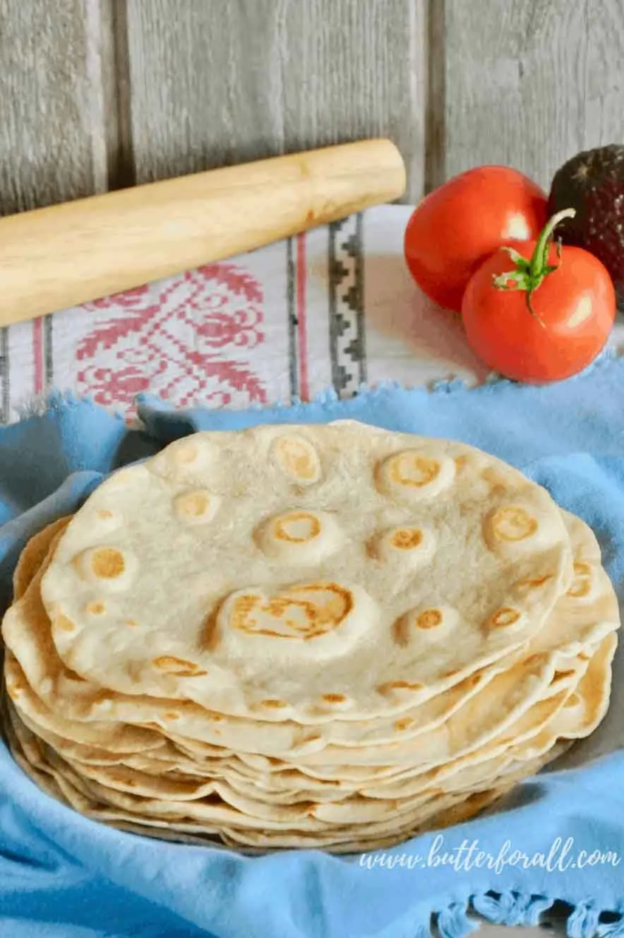 Soft and Chewy Sourdough Tortillas