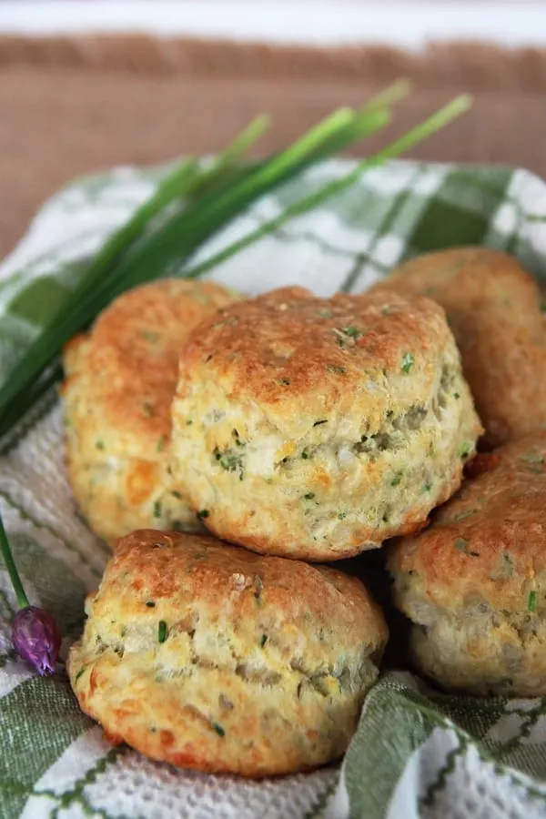 Cheese and Chive Sourdough Biscuits Recipe