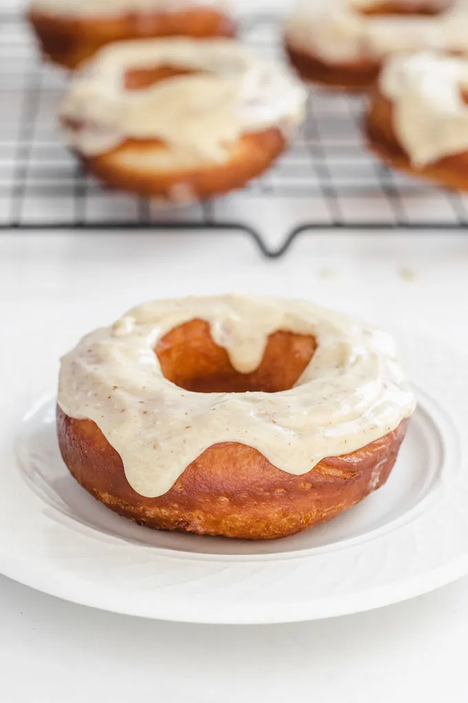 Sourdough Browned Butter Frosting Donuts