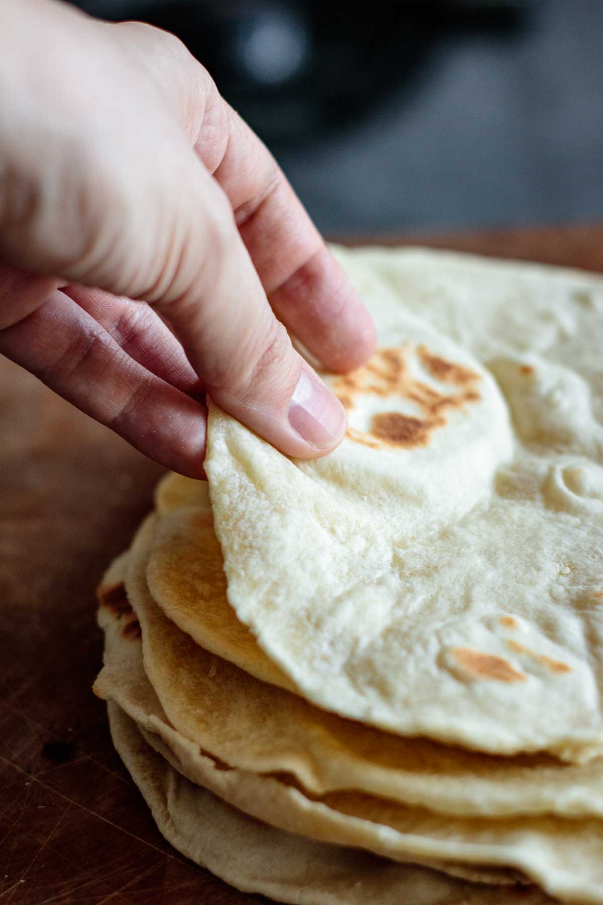 The Best Sourdough Tortillas with sourdough discard