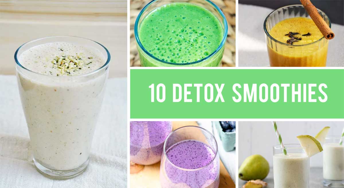 3 Tasty Detox Smoothies for Weight Loss (vegan)