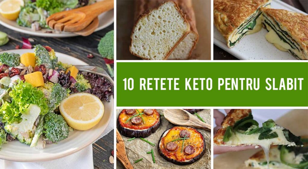 10 Retete Keto pentru slabit care sunt si fara carne!