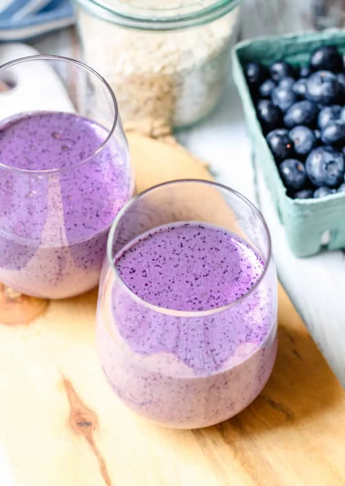 Blueberry Oatmeal Smoothie