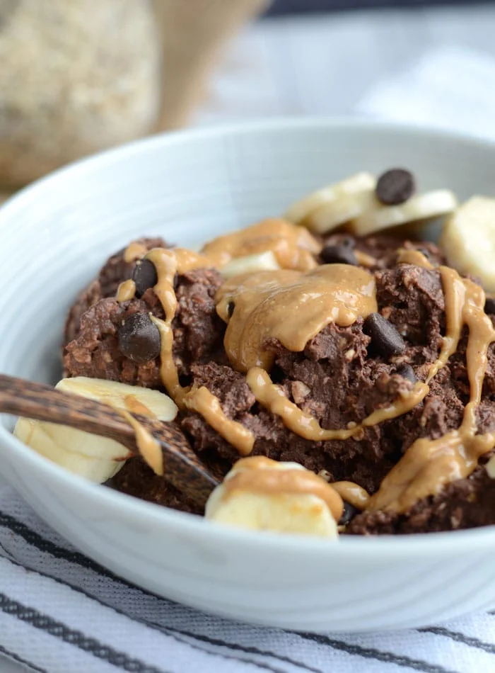 Brownie Batter Overnight Protein Oats Vegan Gluten-Free