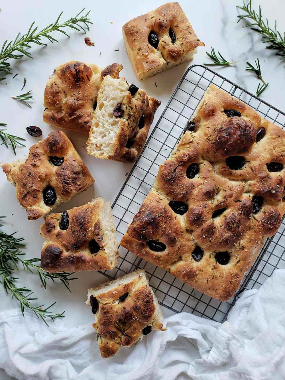 Simple Sourdough Focaccia Bread