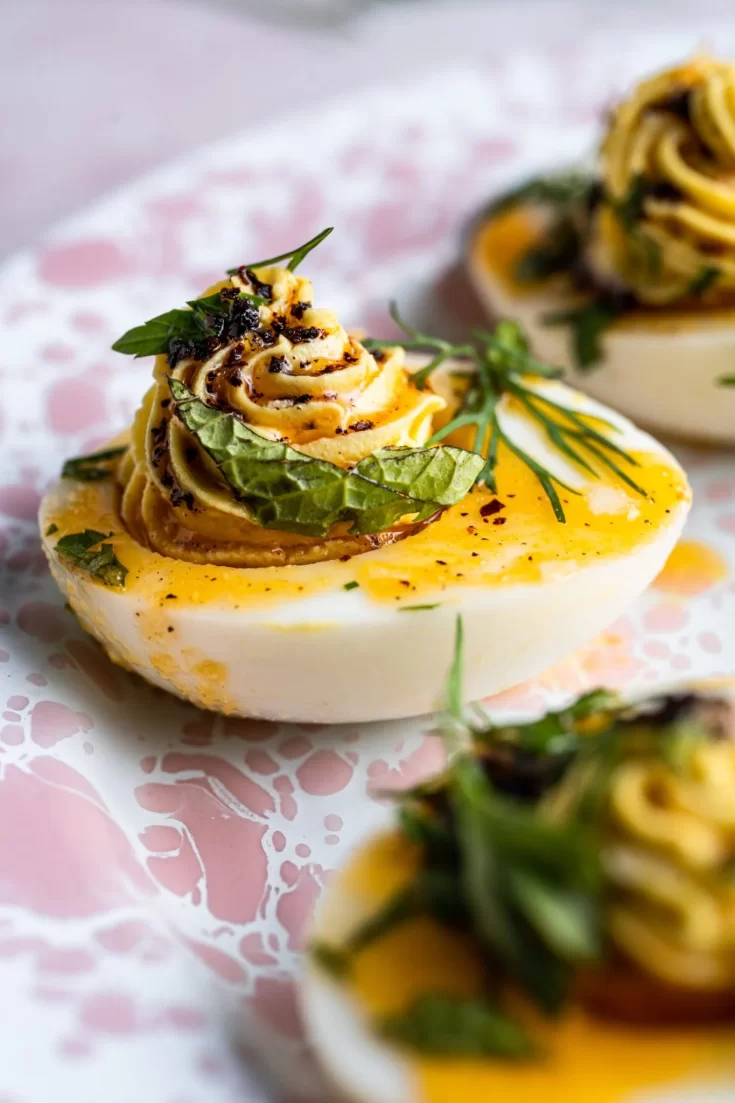 Turkish Deviled Eggs