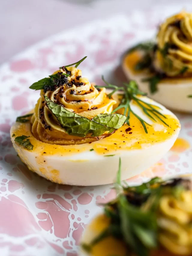 Turkish Deviled Eggs