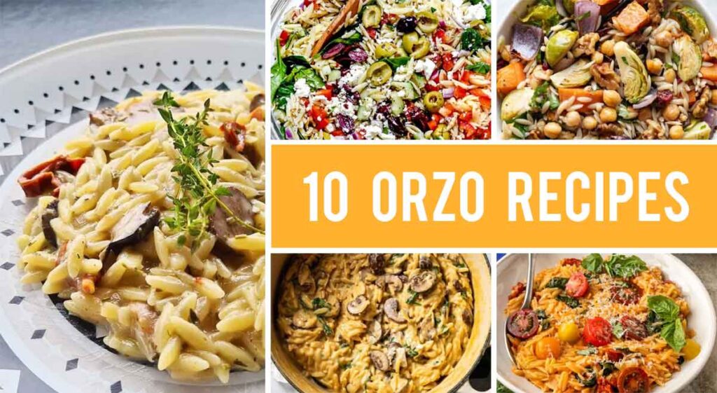 10 Orzo Recipes for Quick, Easy and Mouthwatering Meals