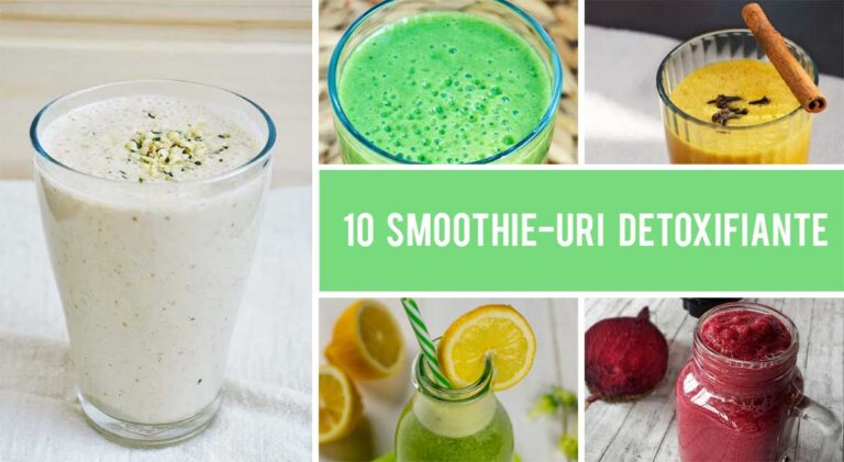 10 Retete de smoothie detoxifiant pentru slabit pe care chiar vei dori sa le incerci