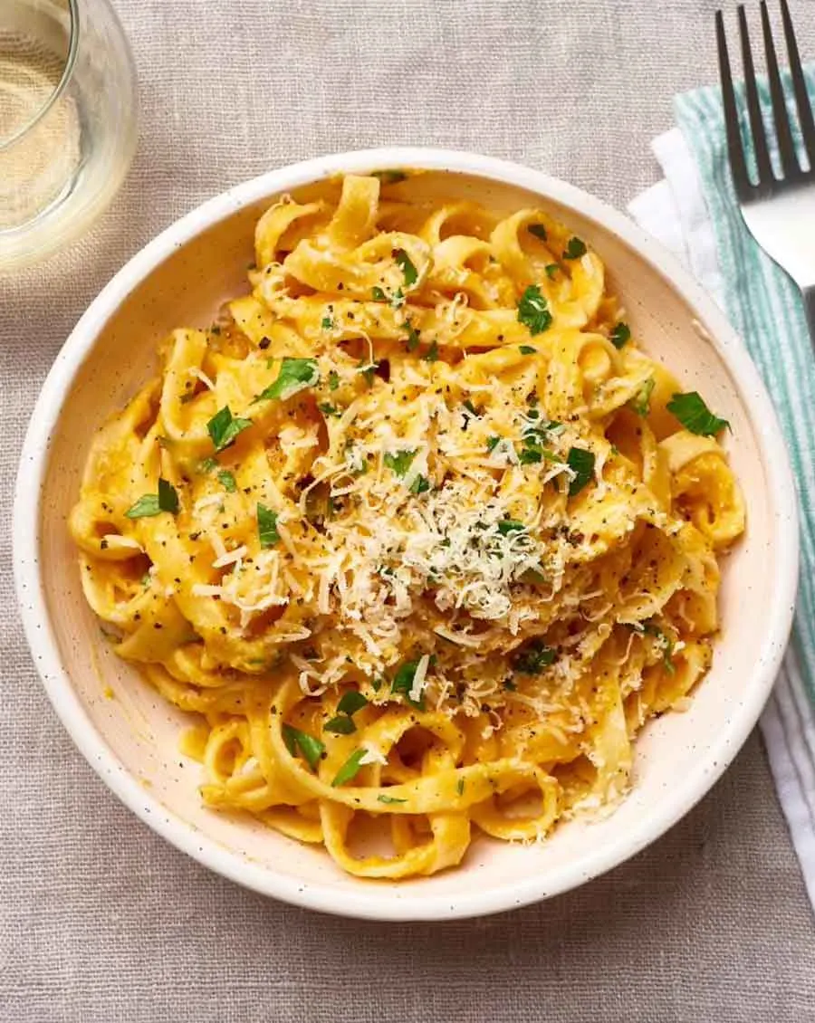 Butternut Squash Fettuccine