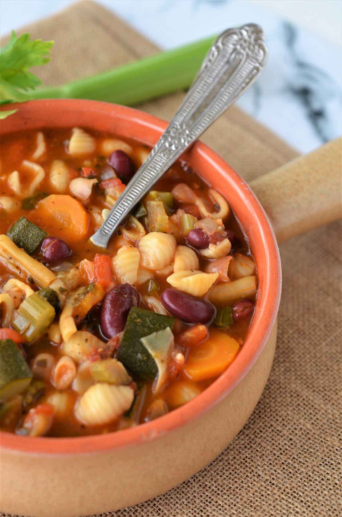 Minestrone la slow cooker