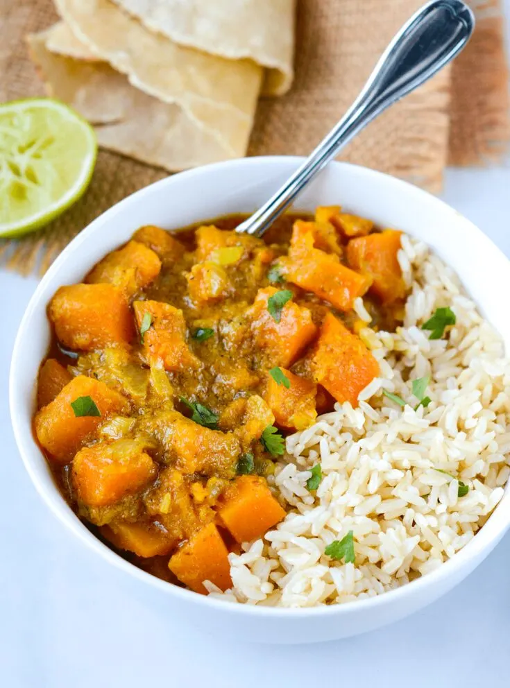 butternut squash coconut curry