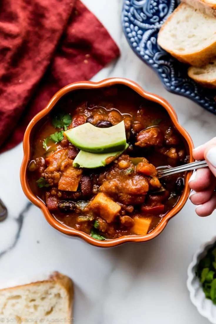 vegetarian pumpkin chili