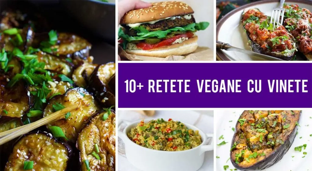 10+ Retete vegane cu vinete pe care vei dori sa le salvezi
