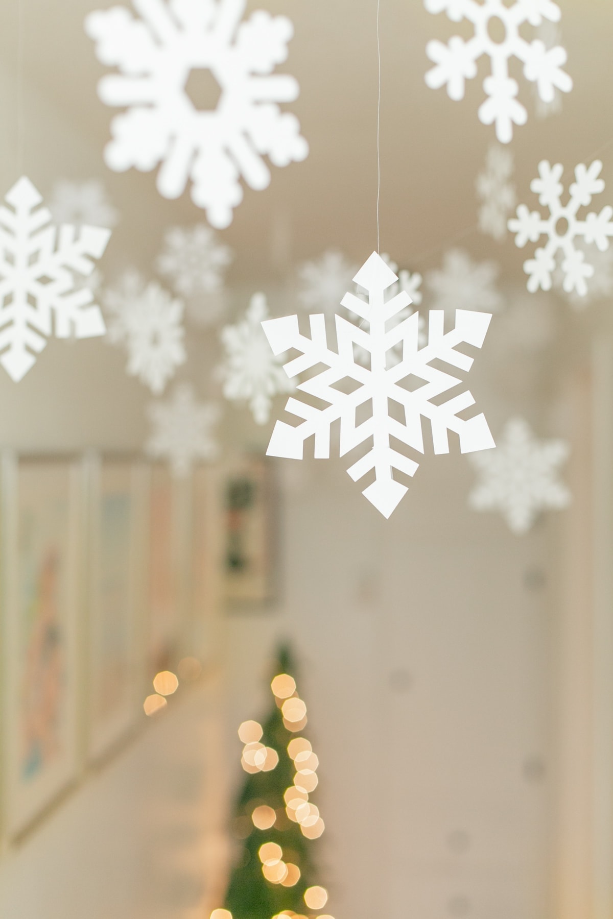 Snowflake Decorations for Winter Holidays 