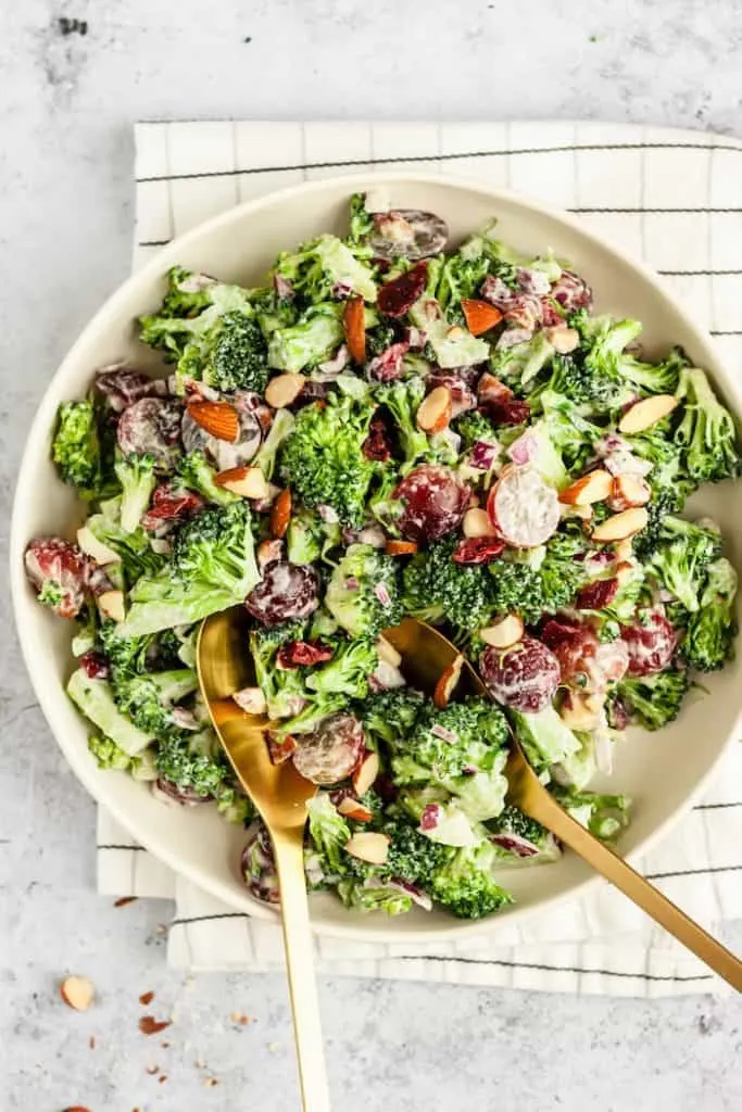 broccoli salad for vegan potluck