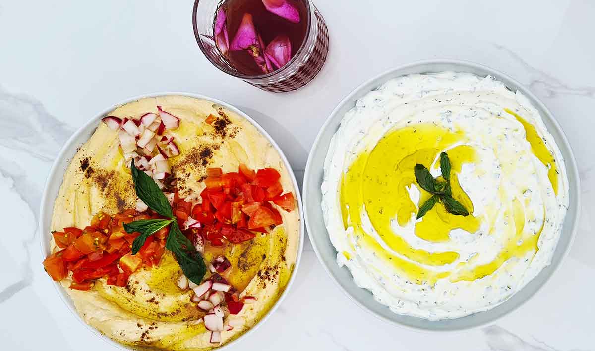 humus si labneh reteta